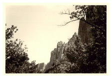 France, Alpes de Haute Provence, Les Mees, Les Pénitents, Tirage vintage, 1965 P