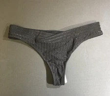 Else Black Ziggy Thong WOMENS SIZE SMALL ZP-8173