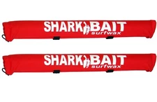 24" SHARKBAIT rack pads RED for 1 to 1 1/8 inch cross bars for SUPs surfboards