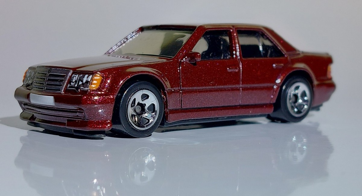 Hot wheels 2025 Target Red Edition Mercedes Benz 500E Unspun