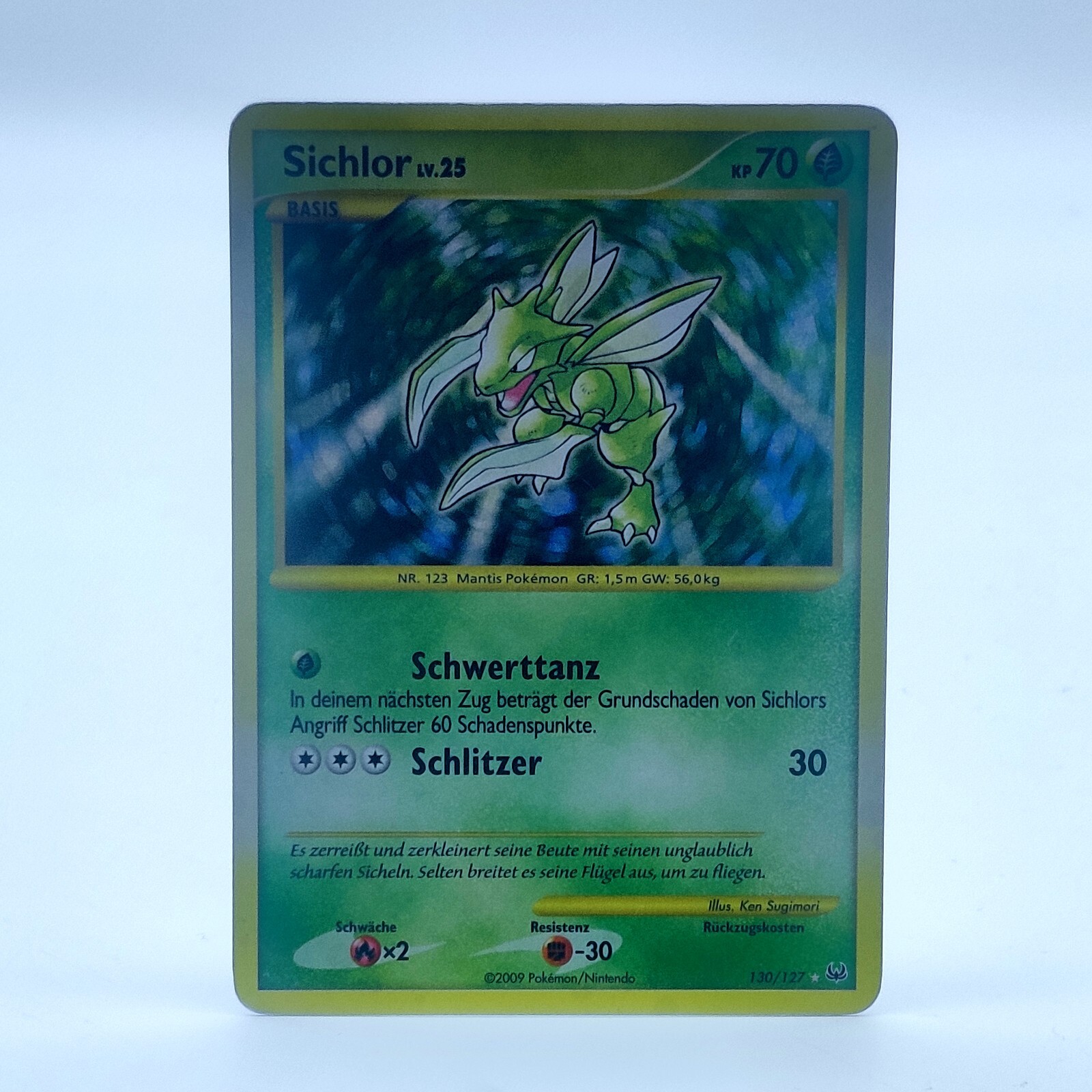 Pokemon TCG Sichlor Holo Secret Rare Platinum 130/127 German NM