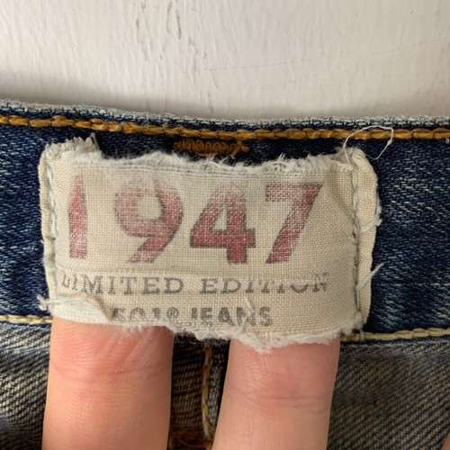 Vintage Levi's 501 mittelblau hoch tailliert Denim Shorts Größe 31W UK Damen 10-12 - Bild 6 von 12