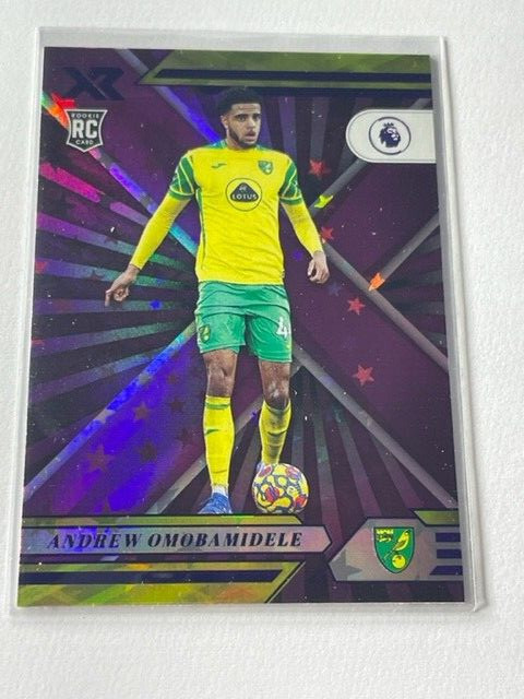 Panini 2021-22 Chronicles Soccer Norwich City Purple RC Andrew Omobamidele RC