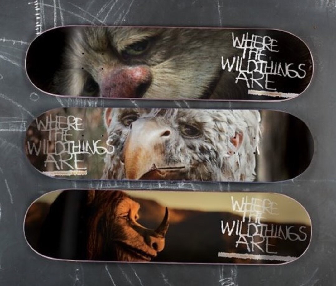 Where The Wild Things Are - Complete Girl Skateboard Deck Series