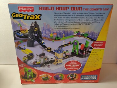 Fisher Price Geo Trax THE JOKER'S LAIR (CosBman1383) | eBay