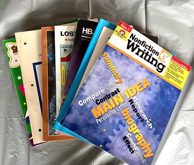 Lot Of 7 Eclectic 3rd Grade Language Arts Books. Homeschooling