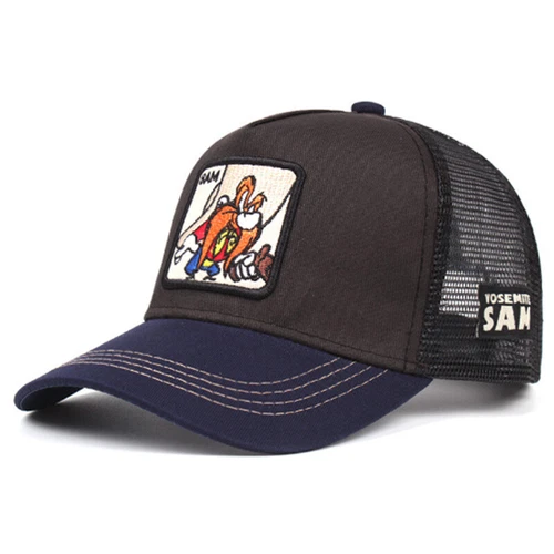 Gorra de béisbol de malla de camionero con estampado de animales estilo hip hop para hombre EN STOCK - Imagen 122 de 123