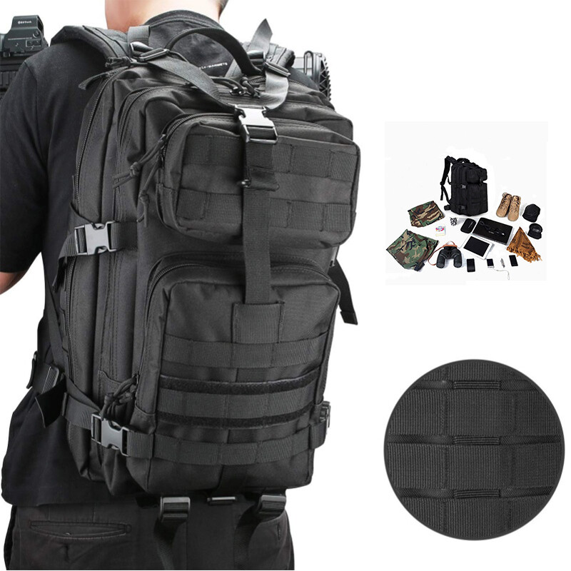 35L Military Tactical Backpack Rucksack Camping Hiking Bag Travel Assault Pack