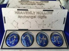 Lapis Archangel Sigils, Lapis Lazuli Set, Lapis Luzuli, Box Set ,Sigils, 