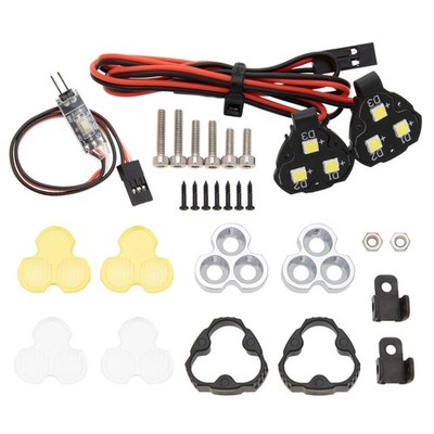 Meus Racing RC Crawler LED Lichtset für Axial SCX10 Wraith TRX4 TRX6 Gen8