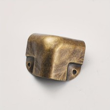6pcs Retro Bronze Corner Protectors Metal Decor Edge Guards to Prevent Damage
