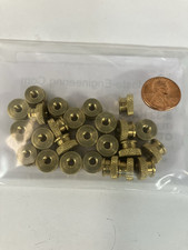 Brass Knurled Thumb Nut 8-32 Thread 25 Pieces