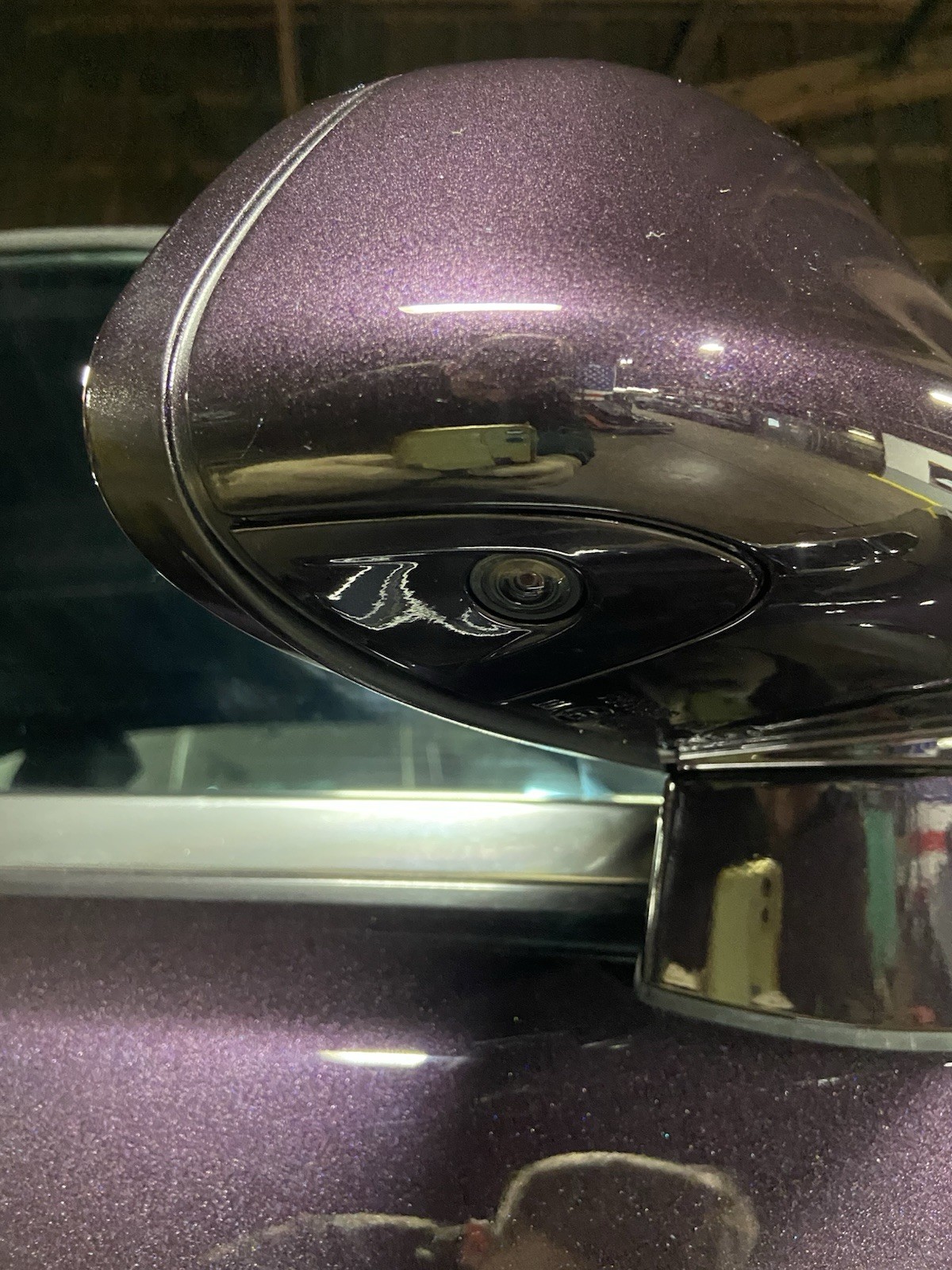 2017-2023 Rolls Royce Dawn Front Right Door Mirror Purple R95 OEM *NOTE*