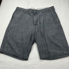 J.Crew Club Gray Shorts Chino Casual Flat Front Size 34