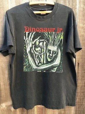 90s Dinosaur Jr Repulsion Charcoal Graphic Basic Style Charcoal T