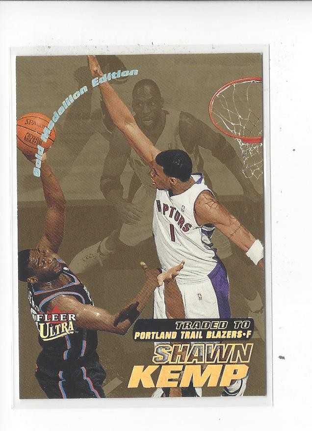 2000-01 Ultra Gold Medallion #144 Shawn Kemp Blazers