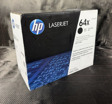 HP Genuine 64X BLACK Toner Cartridge CC364X for LaserJet Sealed OEM Ships Fast