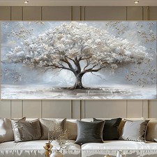Abstract Tree of Life Canvas Painting Mural Wall Art Home Decor Wall Picture