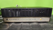 ACOUSTECH III SOLID STATE STEREO POWER AMPLIFIER AMP RARE ONE CH WORKING 