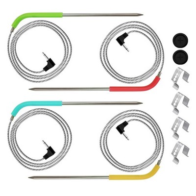 4-Pack Meat Temperature Probe Replacement Parts for Masterbuilt 710 Digital Elec