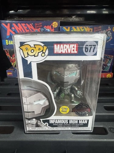 Funko Pop! Vinyl Infamous Iron Man Marvel #677 Glow in the Dark Special Edition