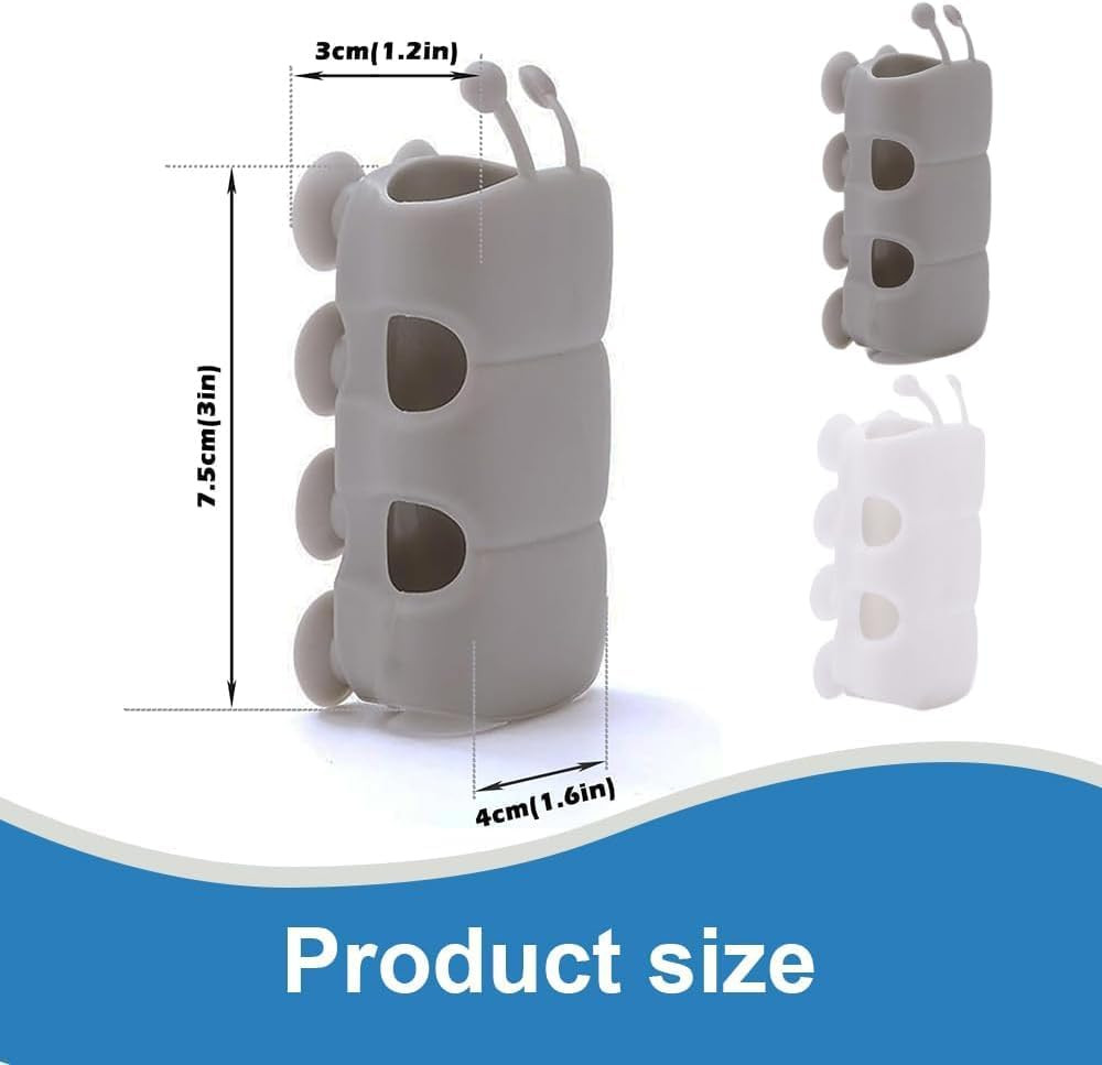 4 Pcs Silicone Shower Head Holder Universal Relocatable Shower Head Suction Cup