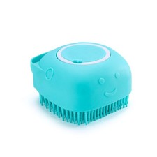 Silicone Dog  Cat Bath Brush - Soft Pet Grooming Massage Shampoo Tool