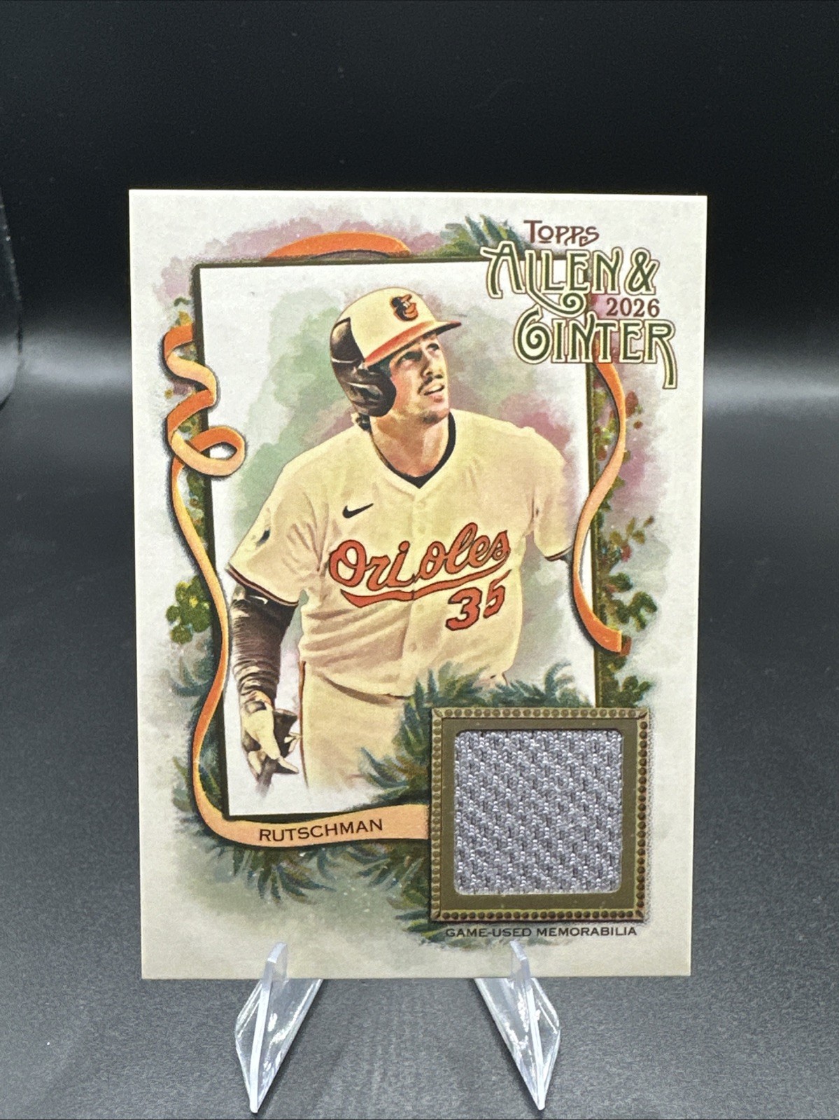 2026 Topps Allen and Ginter Adley Rutschman #FSRB-AR Relic Card | eBay