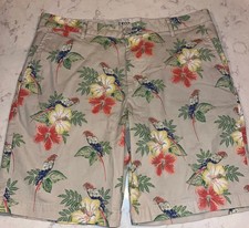 IZOD Hawaiian Shorts Size 34 9.5 inseam Mens Summer