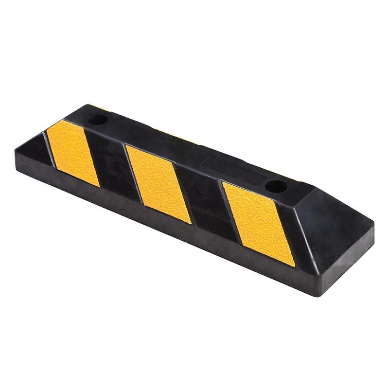 22" Rubber Curb Parking Block Car RV Trailer Wheel Tire Stopper Garage Driveway