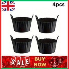Silicone Egg Poacher Ramekins Moulds for Air Fryer Bakeware Cups black 4pcs Uk