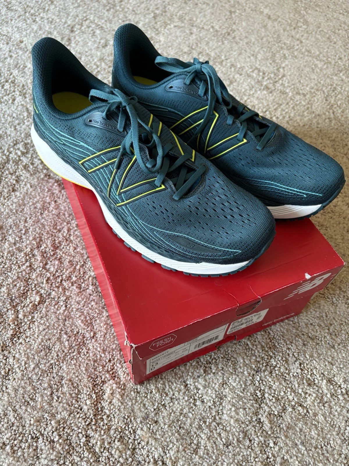 Mens New Balance 860N12  Fresh Foam Running Shoes Size 13 D New In Box