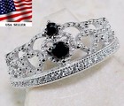 Tiara Heat Treated Spinel 925 Solid Sterling Silver Ring Sz 8 N3-4 — photo 1