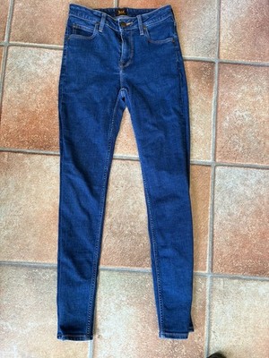 Lee Jeans ladies size w28 x 31 leg Scarlett high rise slim tapered blue £12.99