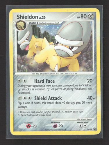 Pokemon Shieldon holofoil #DP08