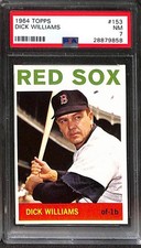 1964 TOPPS #153 DICK WILLIAMS PSA 7 NM 28879858 