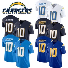 Men's Chargers #10 Justin Herbert Collection Limited Player Stitched Jersey NWT