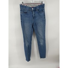 Vintage Y2k Tommy Hilfiger Jeans Womens 4 Mid Rise Skinny Light Wash Denim Pants