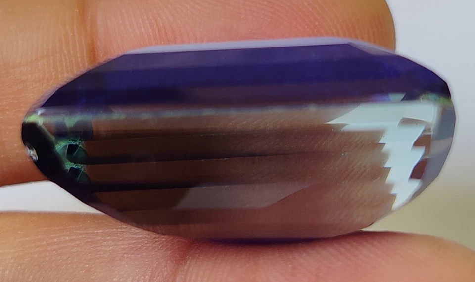 AAA+ 90.95 Ct. Large Monarch Fire Opal Doublet Emerald Cut Loose Gemstone - Image 4 of 4