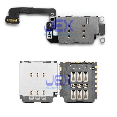Dual SIM Card Tray Reader Holder Slot Flex Module For iPhone 16 Plus Pro Max