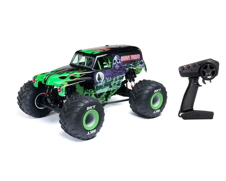 Losi LOS04028T1 LMT 2.0 Grave Digger 4X4 Essieu Moteur Solide 1:8 - Photo 1/4