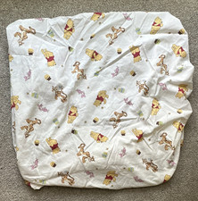 Vintage Disney Baby Winnie the Pooh Friends Fitted Crib Sheet Cotton Blend