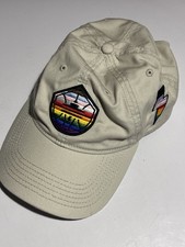 Beige Seattle Storm Pride Night Hat rainbow Logo Patch & embroidered lightning