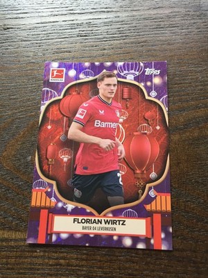 2022-23 Topps Jade Edition Florian Wirtz Germany Liverpool Purple 14/15