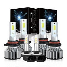 For Gmc Yukon Sle Sport Utility 2000-2006 Led Headlight High Low Fog Light Bulbs For Gmc Yukon Sle Sport Utility 2000-2006 Led Headlight High Low Fog Light Bulbs