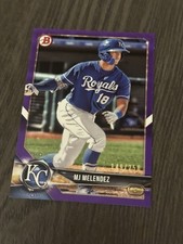 2018 Bowman Paper Prospects Purple /250 #BP64 MJ M.J. MELENDEZ Baseball Card
