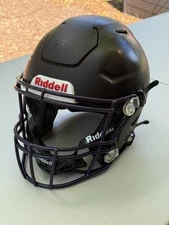 Riddell Speedflex Diamond YOUTH Game Issued / Used Black Football Helmet