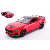 Ford Mustang 2024 Red 1:24 Welly Auto Stradali -D- Neues Modell