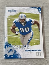 Ndamukong Suh 2010 Score Football Rookie Card Detroit Lions #377. rookie card picture