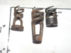 3 CIVIL WAR MUSKET BULLET WORM / WIPERS